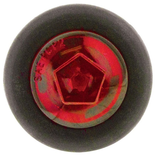 Ignite LED RED REAR POSITION MARKER LAMP 12V with RUBBER HOUSING 28mm x 25mm