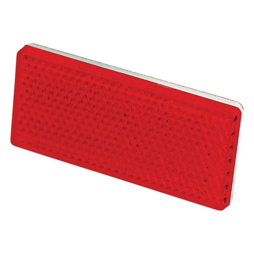 Ignite PKT 2 RED REFLECTOR 3M™ SELF ADHESVE MOUNTING BASE 70 x 30 x 6mm