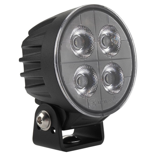 Ignite LED Round Flood Beam Worklamp 9 - 36V 4 LED's 3,800 Lumens