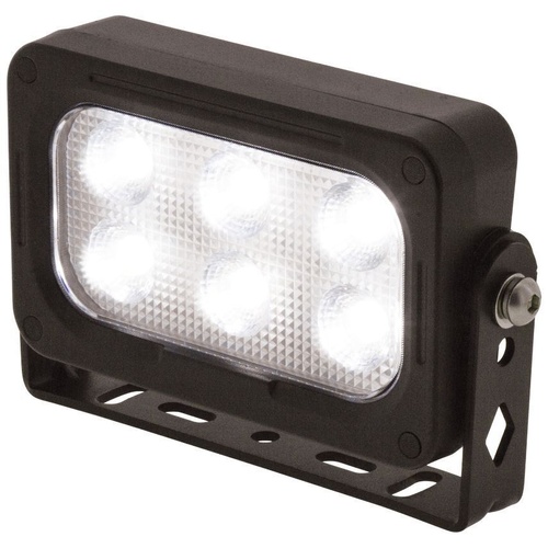 Ignite LED ANGLED WORKLAMP FLOOD BEAM 9 - 48V 30W 6 LED's BLACK HSNG 2,700 Lumens