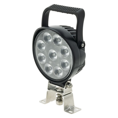 Ignite LED Round Flood Beam Worklamp with Handle & Switch 5,100 Lumens