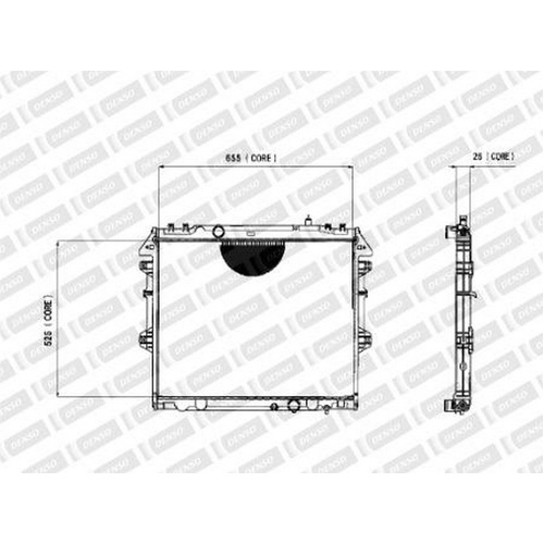 Denso Radiator Toyota Hilux 3.0L Td Manual 2/2005
