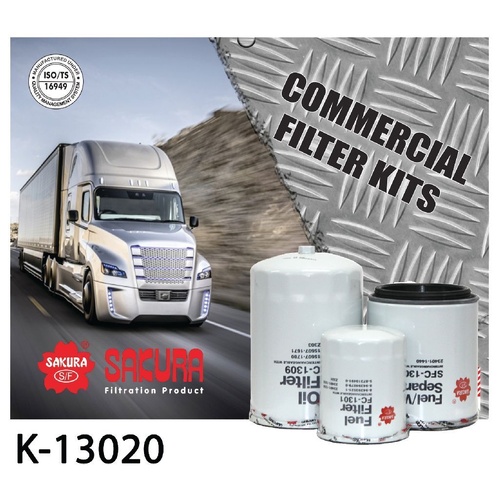 Sakura Truck Filter Kit Hino Ranger J07C