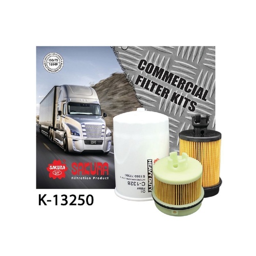 Sakura Truck Filter Kit Hino N04C Minor Kit