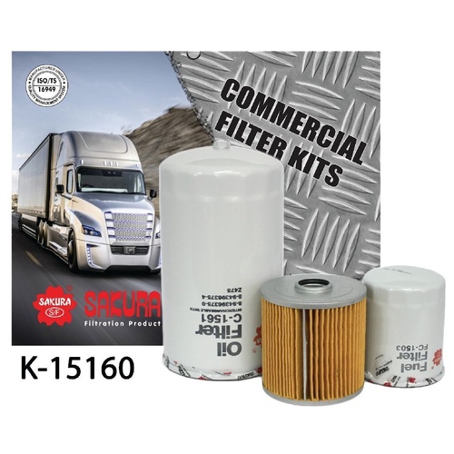 Sakura Truck Filter Kit Isuzu Turbo Sitec 6HK1 6HE1