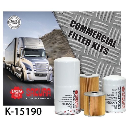 Sakura Truck Filter Kit Isuzu 6SD1TC Sitec