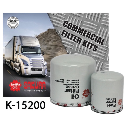 Sakura Truck Filter Kit Isuzu 4HE1 Sitec