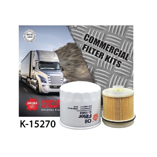 Sakura Truck Filter Kit Isuzu NLR85 NLS85 NNR85