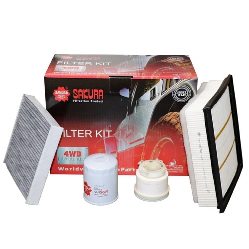 Sakura Filter Kit Oil Air Fuel Isuzu D-Max MUX 2020-On