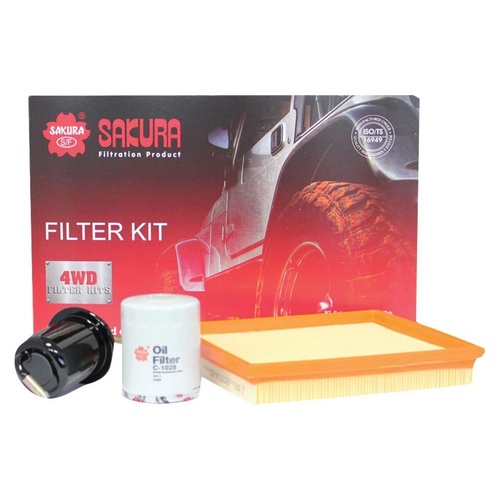 Sakura Filter Kit Oil Air Fuel Mazda B2600 Bravo G6