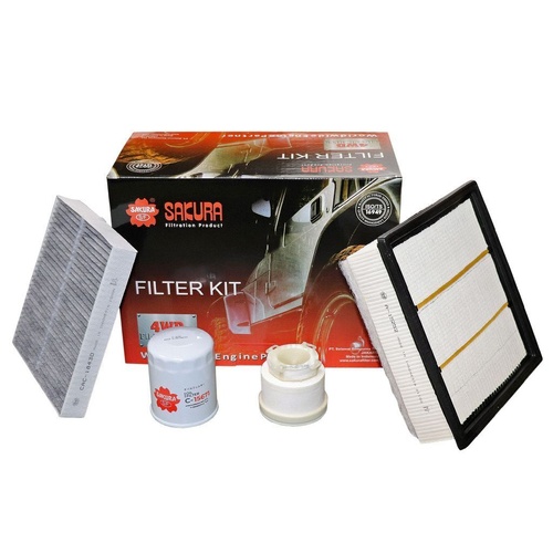 Sakura Filter Kit Oil Air Fuel Mazda BT-50 B30 TFR TFR