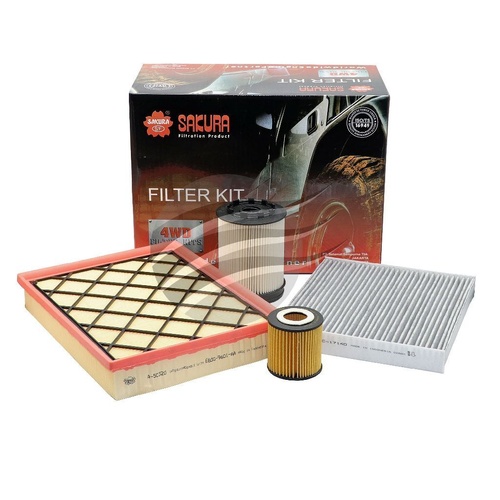 Sakura Filter Kit Oil Air Fuel Ford Ranger PX3 PX4