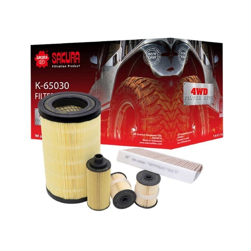 Sakura Filter Kit Oil Air Fuel Holden Colorado RG Trailblazer RG