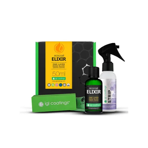 IGL Ecocoat Elixir - 3 year single layer professional ceramic paint protection - Outdoor application friendly 50ml