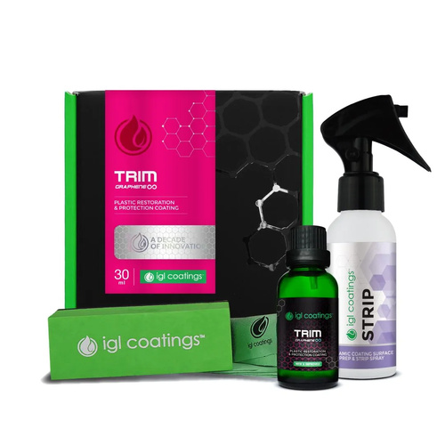 IGL Ecocoat Trim (nano coating) - Graphene infused trim restorator and coating 30ML KIT