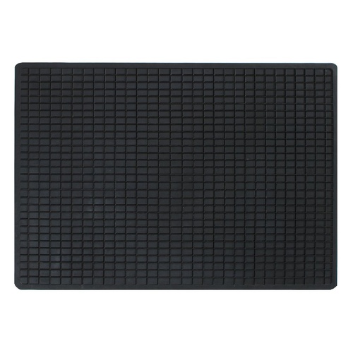 Roadgear Single Universal Rubber Mat 500 X 705mm Black