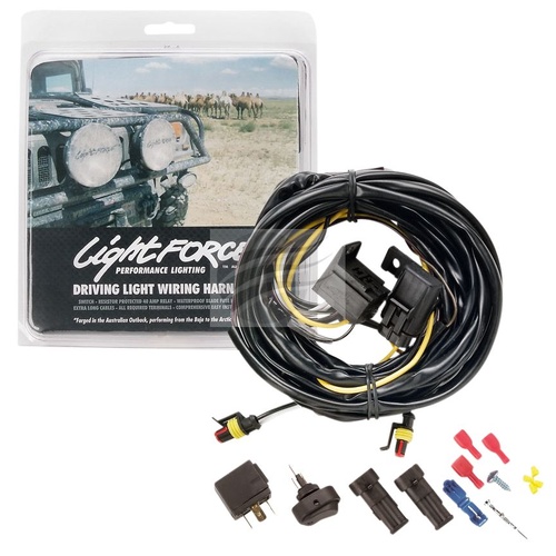 Lightforce Driving Light Wiring Harness to suit Lance, Striker & Blitz