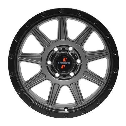 Loaded Wheels 17X9 6/139.7 30P 106.1 Loaded Gunbarrel Grey/Black 1675Kg