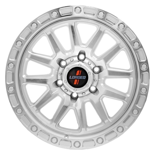 Loaded Wheels 17X8.5 6/139.7 5P 106.1 Loaded Stockton Silver 1675Kg