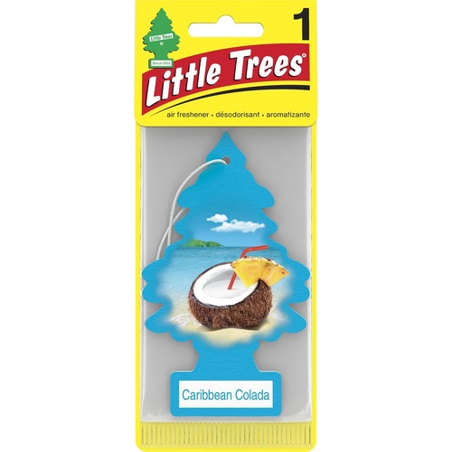 Tisco Little Trees Caribbean Colada 1 Pkt Air Freshener