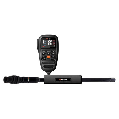 MGX R1 Expedition Pack IP67 UHF/LMR Remote Mic Radio with 4dBi Antenna