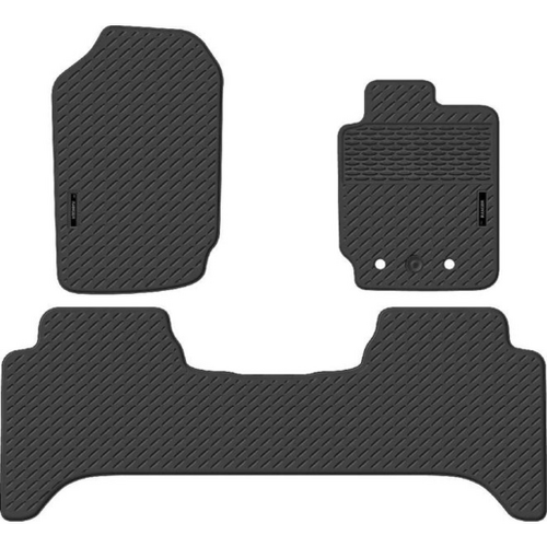 Sperling Rubber Floor Mats Front & Rear Set Ford Ranger Px 10/2011 ONWARDS