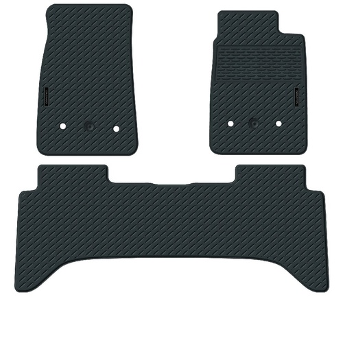 Sperling Rubber Floor Mats Front & Rear Set Holden Colorado Rg 11/2013  06/2020
