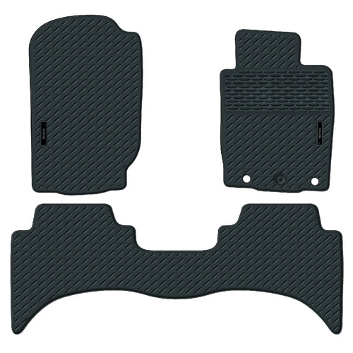 Sperling Rubber Floor Mats Front & Rear Set Mitsubishi Triton Mq 05/2015>