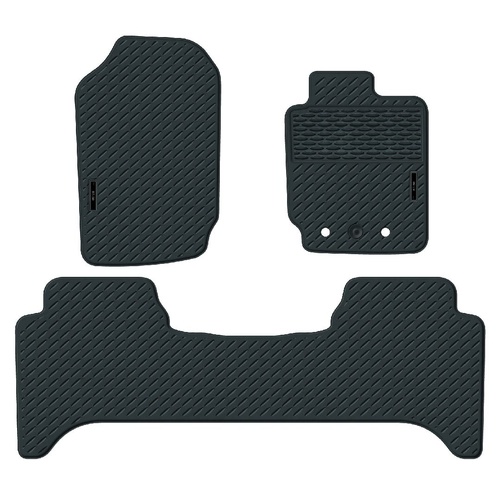 Sperling Rubber Floor Mats Front & Rear Set Mazda Bt-50 08/2020>