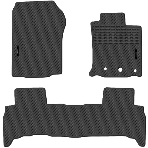 Sperling Rubber Floor Mats Front & Rear Set Toyota Prado 150 Series 2010>