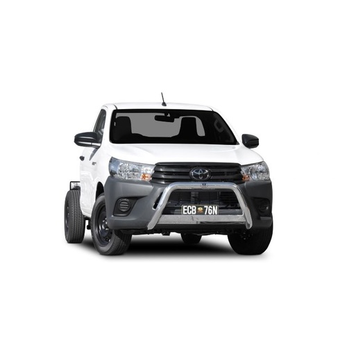 ECB Nudge Bar Textura Black Powder Coat Finish to suit Toyota Hilux Workmate 05/19 - 07/21
