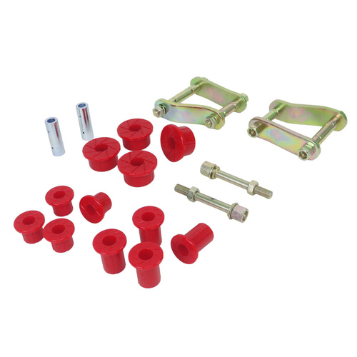 Nolathane Rear Spring Bushing & Shackle Pin Kit Greasable