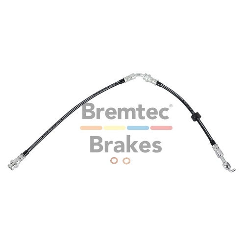 Bremtec Evolve P4X BRaided Hose LHf Ford Ranger Px3 4X2 09/2018- 0