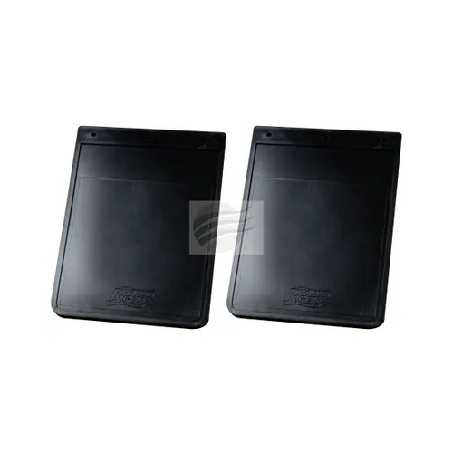 Roadgear Universal Rubber Mud Flaps - Set of 2 (Black, 350mm x 280mm)