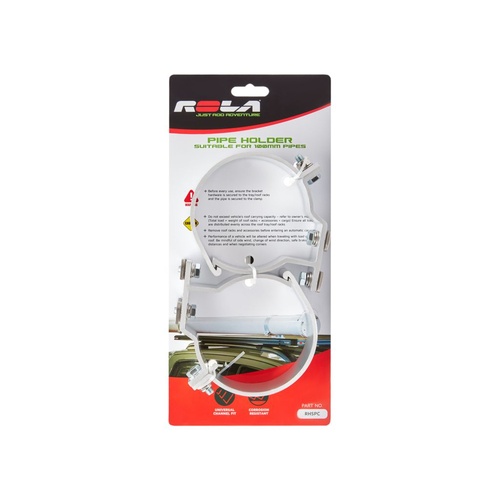 Rola Pkt 2 Multi Fit Pipe Clamp 100mm to suit Titan Mk2 Roof Tray Rola