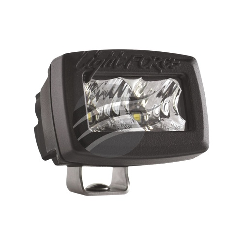 Lightforce Rok10 LED Worklamp Flood Beam 10-30V 10 Watt 2 LEDs Black Hsng
