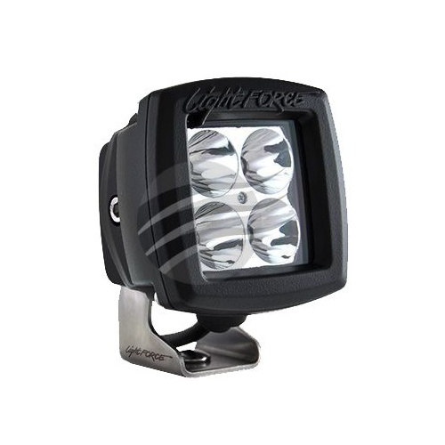 Lightforce Rok40 LED Worklamp Spot Beam 10-30V 40 Watt 4 LEDs Black Hsng