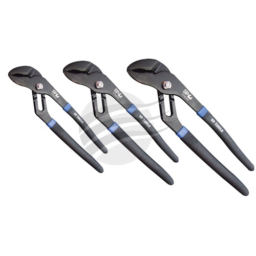 SP Tools Plier Set 3Pc Multigrip (Adjustable Joint)