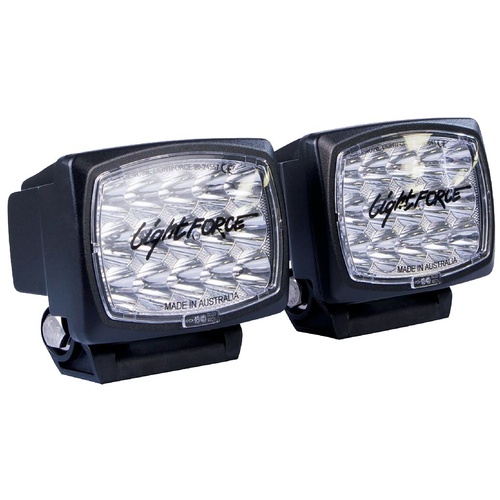 Lightforce Striker LED Driving Lamp Kit 12/24V 60W 5,000K Incl Harness