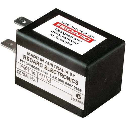 Redarc Timer Relay 10A Temporary Output @ On or Delayed Turn Off 12V or 24V