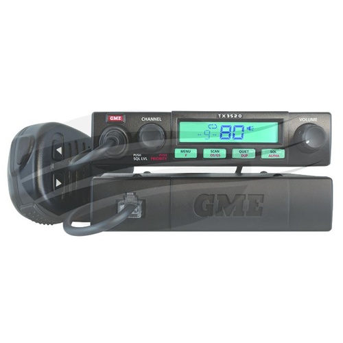 GME UHF CB Radio 80 Channel 5Watt Remote Head Transceiver