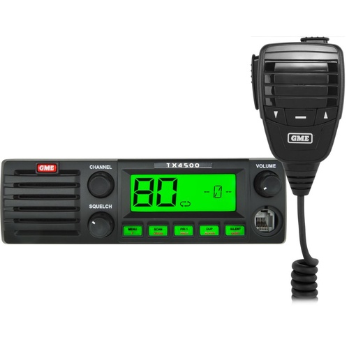 GME UHF CB Radio 80 Channel 5 Watt Din Mnt Transceiver With Scan