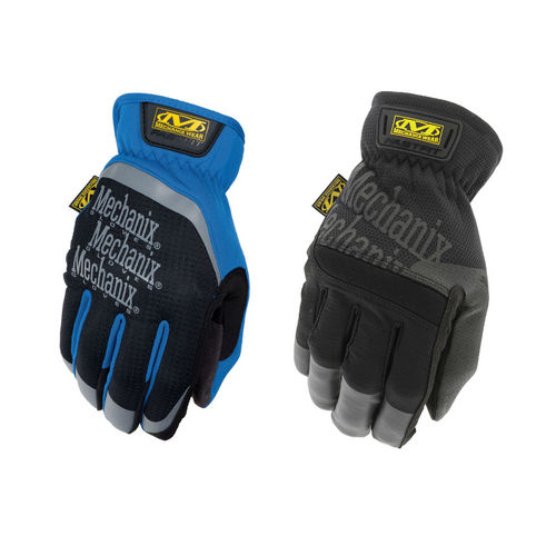 Mechanix FastFit Gloves - Blue & Black Small to 2XL